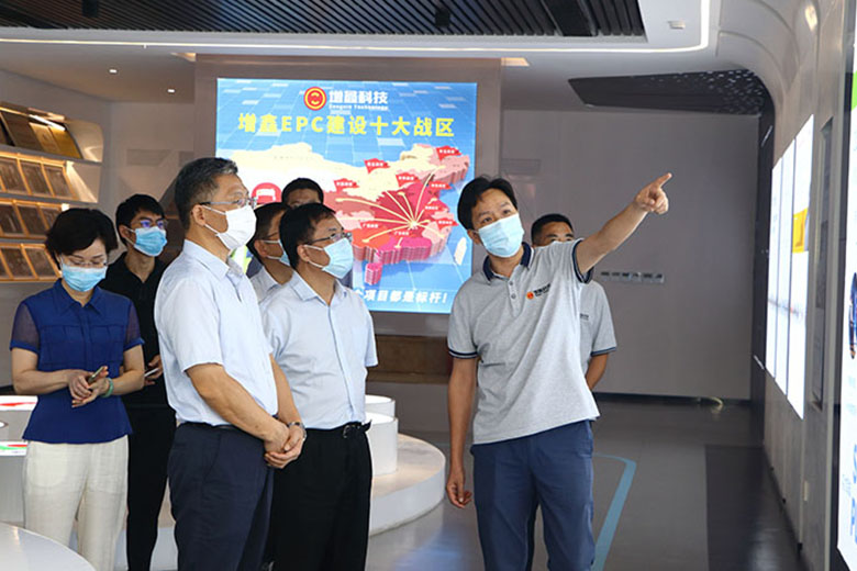 江西省政府副省長羅小云蒞臨增鑫科技進行科技創新調研