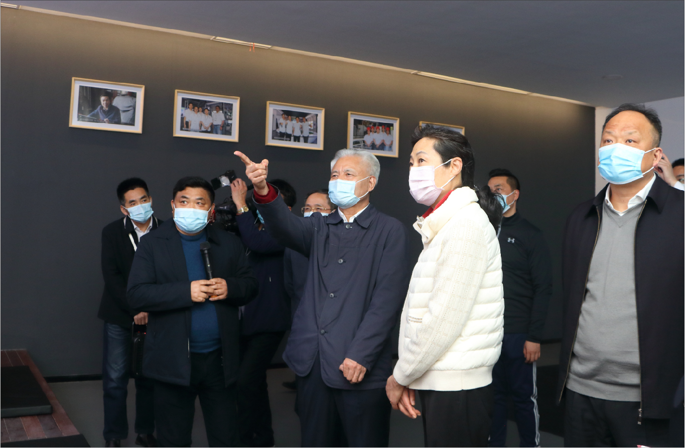 省政協主席姚增科，江西省新余市委書記蔣斌蒞臨增鑫調研